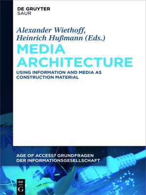 cover image of Media Architecture